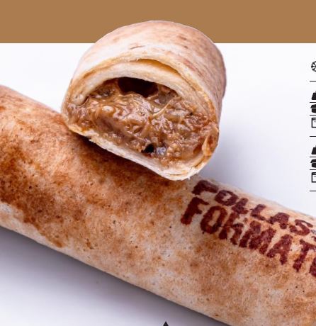 Burrito de pollastre amb formatge